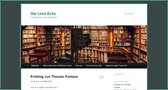 Desktop Screenshot of die-lese-ecke.de