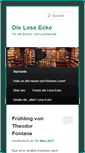 Mobile Screenshot of die-lese-ecke.de